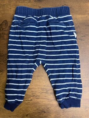 ⭐️5 for $20⭐️ Miles Baby Navy & White Striped Baby Pants 9M